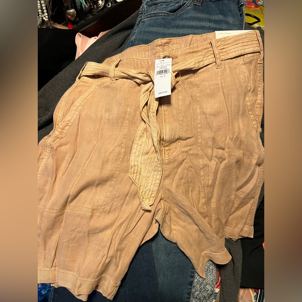 American Eagle Outfitters Tan Shorts